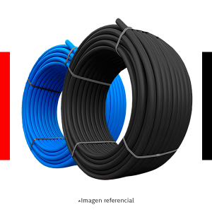 Manguera HDPE Azul - Negro 100m