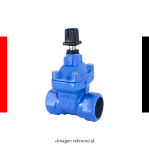 Válvula de compuerta cierre elástico acometida roscada