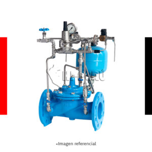 Válvula aguas arriba y regulador con control electrónico AC y cierre súper lento VH536CLD
